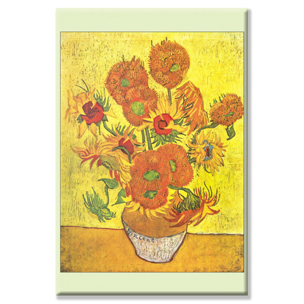 Buyenlarge Vase With Fourteen Sunflowers by Vincent Van Gogh Print